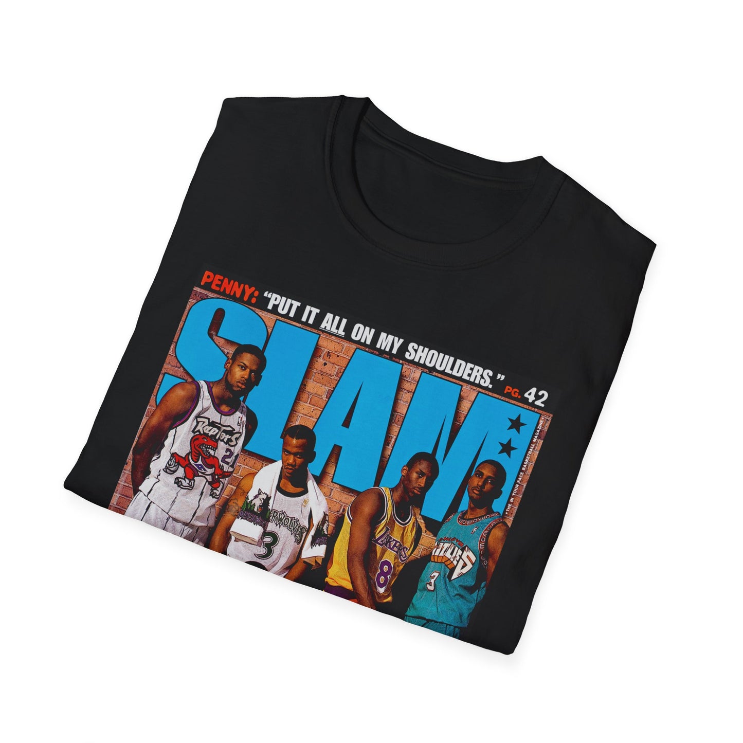 Vintage 90s Basketball Bootleg Style T-Shirt, SLAM LEGENDS Graphic Tee, Retro Basketball Shirt Unisex Graphic Tee