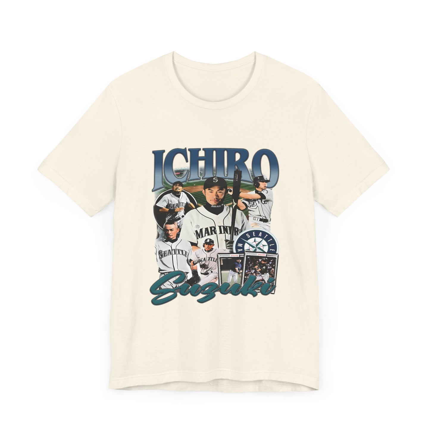 Vintage 90s Baseball Bootleg Style T-Shirt, ICHIRO SUZUKI Unisex Tee Shirt