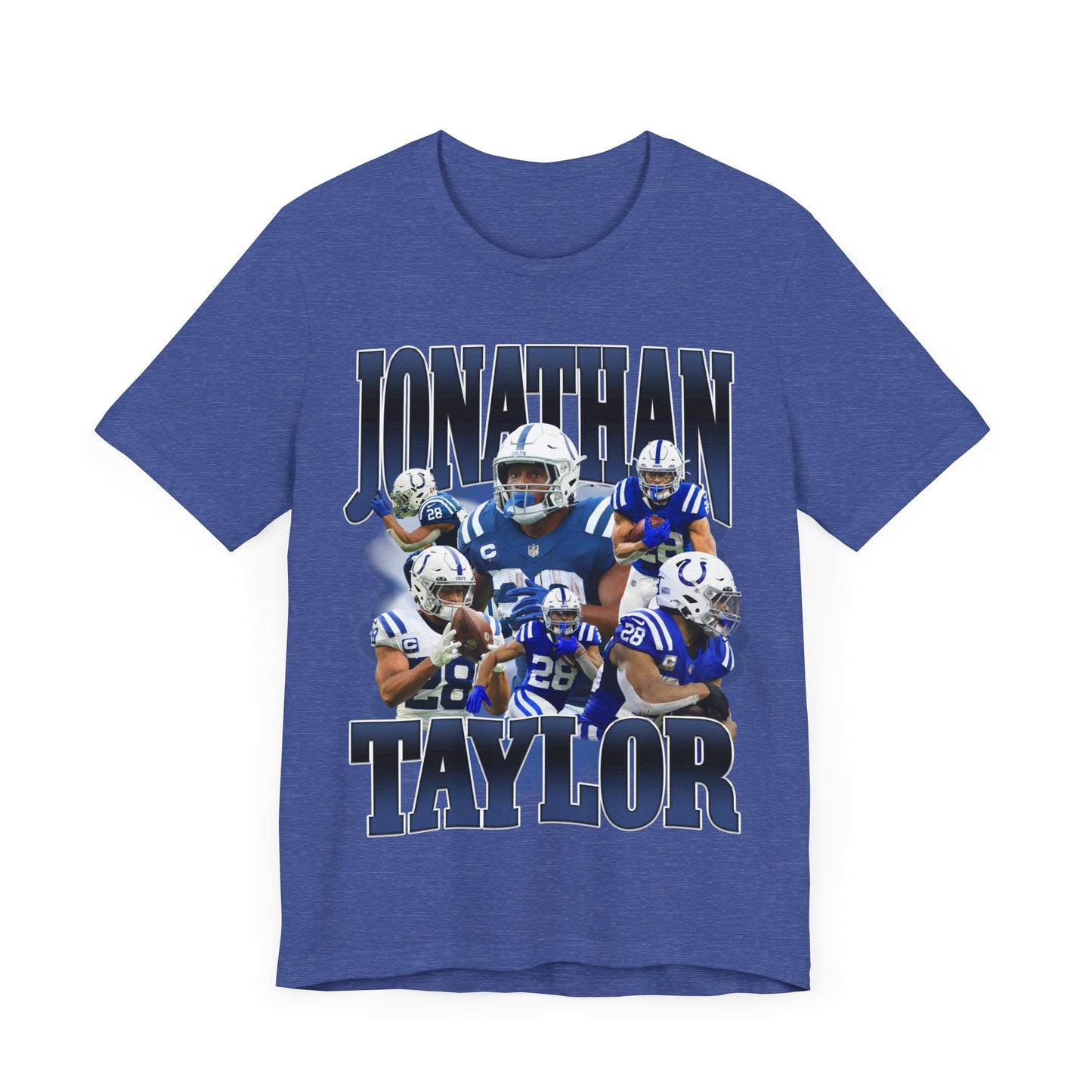 Vintage 90s Football Bootleg Style TShirt JOHNATHAN TAYLOR Unisex Graphic Tee