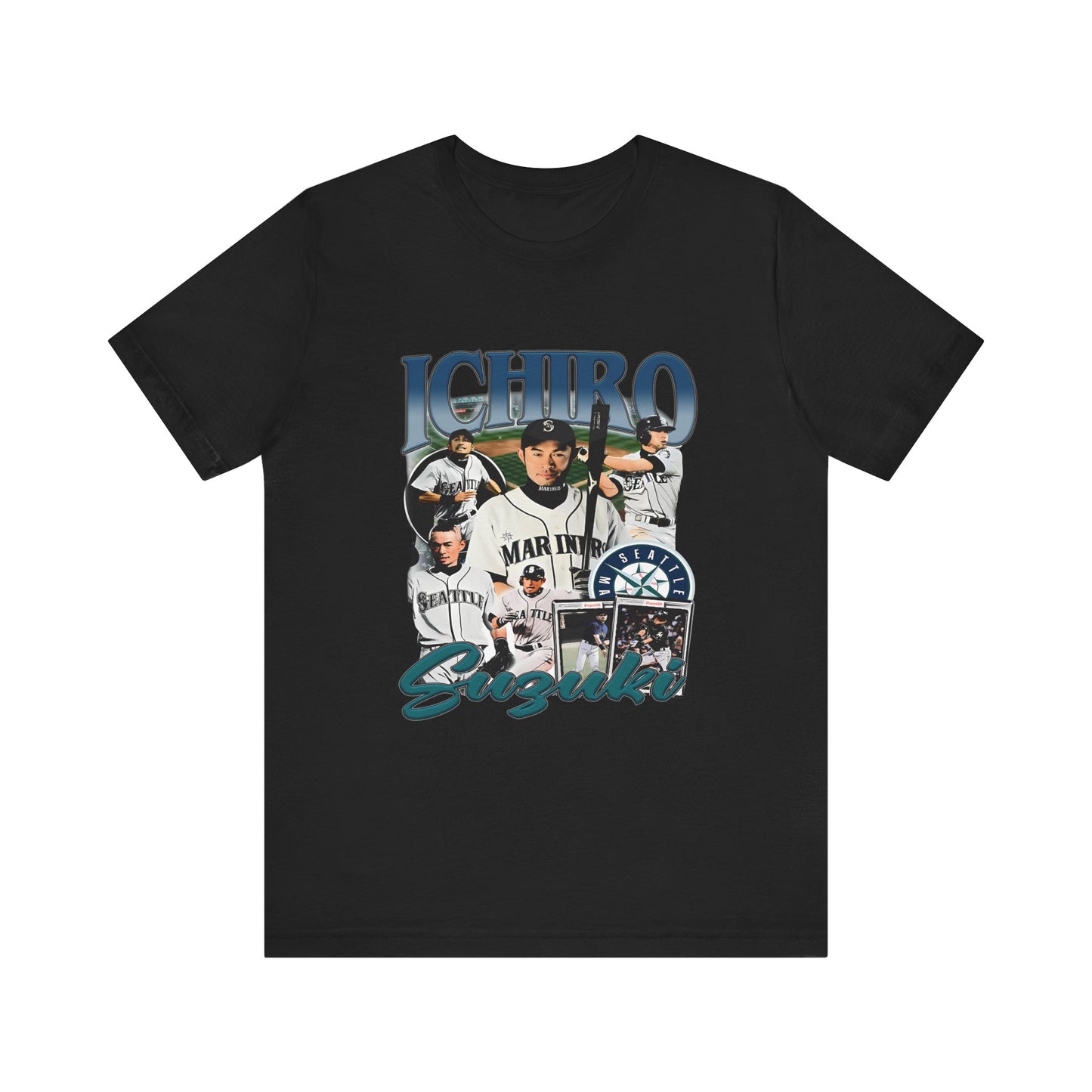 Vintage 90s Baseball Bootleg Style T-Shirt, ICHIRO SUZUKI Unisex Tee Shirt
