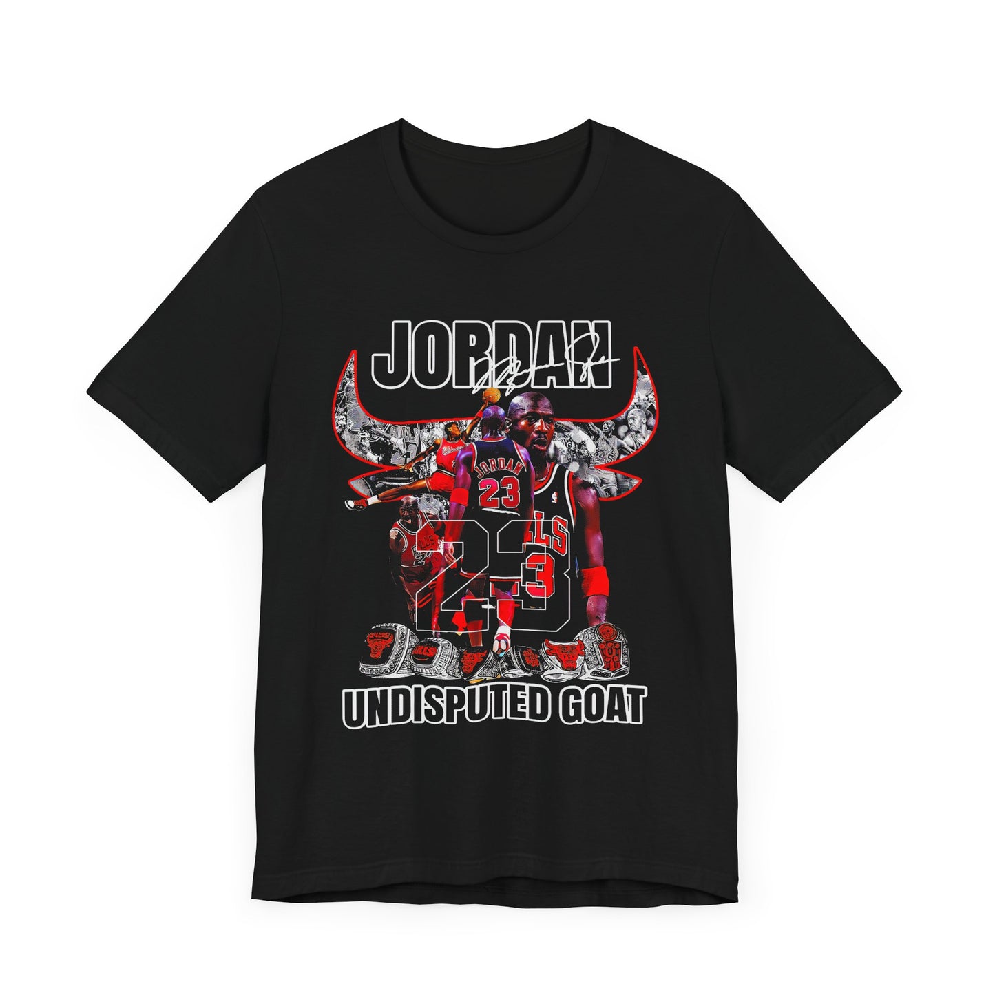 MICHAEL JORDAN UNDISPUTED Goat Unisex Jersey Short Sleeve Tee Shirt