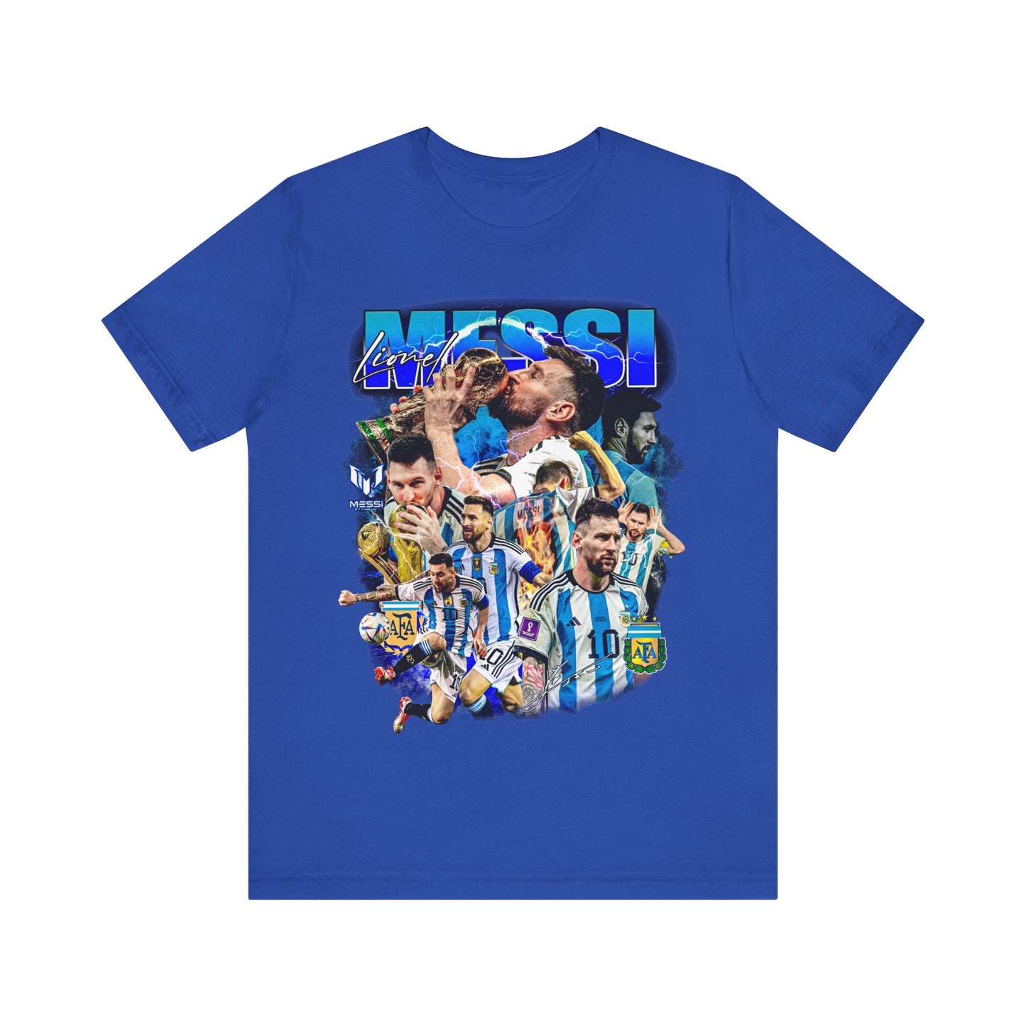 Vintage 90s Soccer Bootleg Style T-Shirt LIONEL MESSI Unisex Graphic Tee Shirt