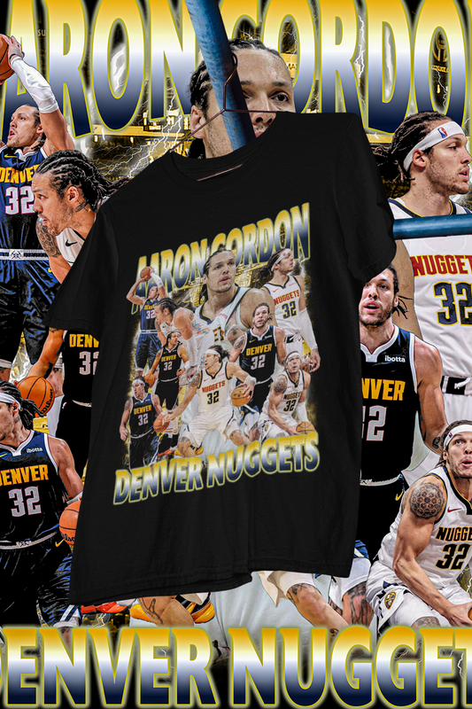 AARON GORDON PNG T-shirt design, Bootleg tees design, ready to print, printable design basketball, 90s, DTF,DTG,300 DPI