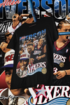 ALLEN IVERSON T-shirt design, Bootleg tees design, ready to print, printable design basketball, 90s, DTF,DTG,300 DPI