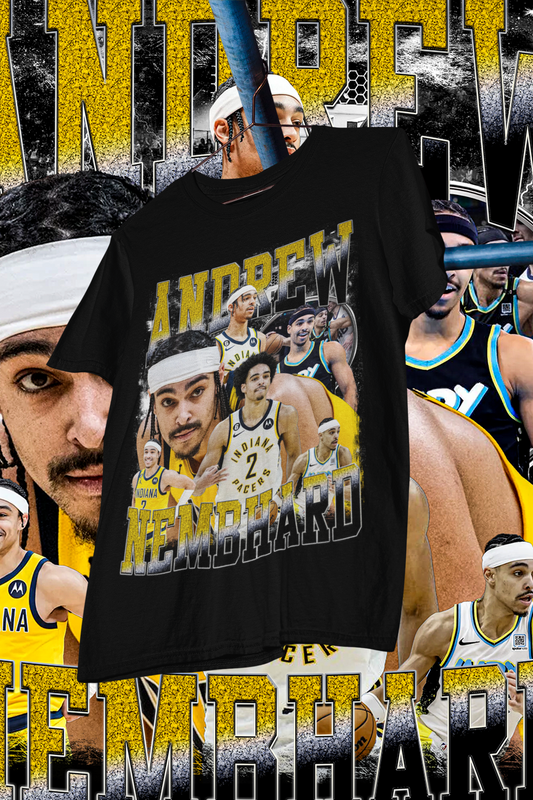 ANDREW NEMBHARD- shirt design, Bootleg tees design, ready to print, Printable design basketball, 90s, DTF,DTG,300 DPI