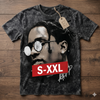 ASAP ROCKY BIG FACE Jumbo Print Acid Washed Vintage 90s Style Heavyweight T Shirt
