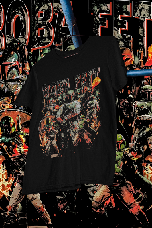 BOBA FETT - shirt design, Bootleg tees design, ready to print, Printable design basketball, 90s, DTF,DTG,300 DPI