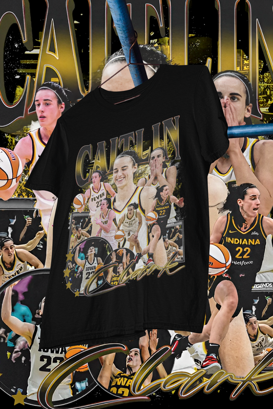 CAITLIN CLARK - shirt design, Bootleg tees design, ready to print, Printable design basketball, 90s, DTF,DTG,300 DPI