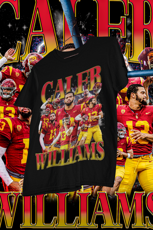 CALEB WILLIAMS - shirt design, Bootleg tees design, ready to print, Printable design basketball, 90s, DTF,DTG,300 DPI