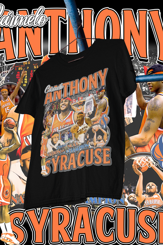CARMELO ANTHONY COLLEGE- shirt design, Bootleg tees design, ready to print, Printable design basketball, 90s, DTF,DTG,300 DPI