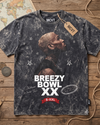 CHRIS BROWN Jumbo Print Acid Washed Vintage 90s Style Heavyweight T-Shirt