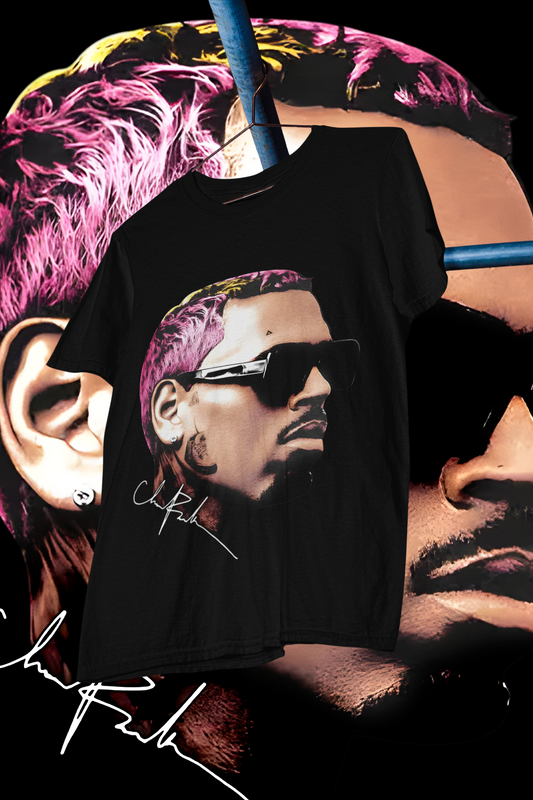 CHRIS BROWN BIG FACE - shirt design, Bootleg tees design, ready to print, Printable design basketball, 90s, DTF,DTG,300 DPI