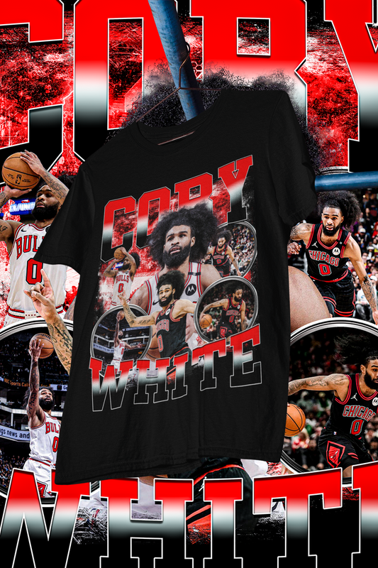 COBY WHITE - shirt design, Bootleg tees design, ready to print, Printable design basketball, 90s, DTF,DTG,300 DPI