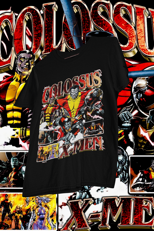 COLOSSUS - shirt design, Bootleg tees design, ready to print, Printable design superhero, 90s, DTF,DTG,300 DPI
