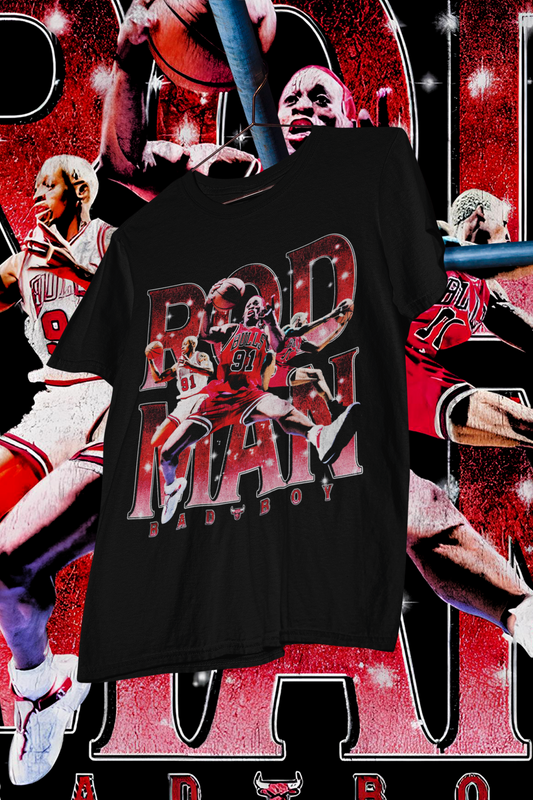 DENNIS RODMAN BAD BOY - shirt design, Bootleg tees design, ready to print, Printable design basketball, 90s, DTF,DTG,300 DPI