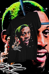 DENNIS RODMAN GREEN - shirt design, Bootleg tees design, ready to print, Printable design basketball, 90s, DTF,DTG,300 DPI