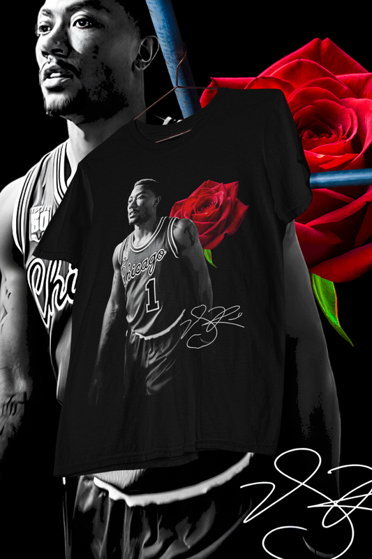 DERRICK ROSE- shirt design, Bootleg tees design, ready to print, Printable design basketball, 90s, DTF,DTG,300 DPI