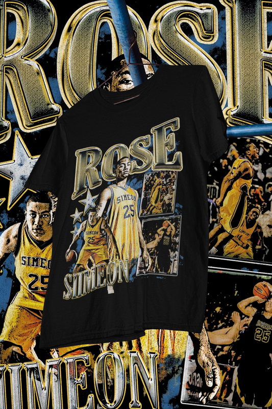 DERRICK ROSE HIGH SCHOOL- shirt design, Bootleg tees design, ready to print, Printable design basketball, 90s, DTF,DTG,300 DPI