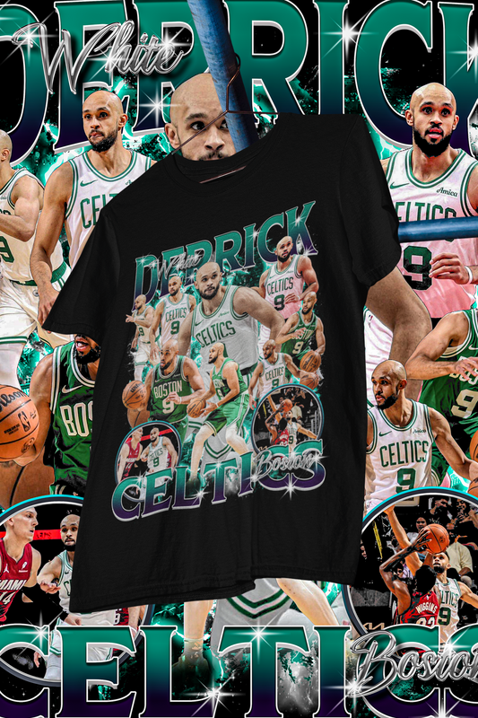 DERRICK WHITE- shirt design, Bootleg tees design, ready to print, Printable design basketball, 90s, DTF,DTG,300 DPI