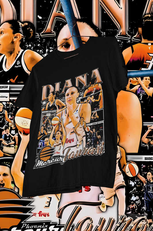 DIANA TAURASI - shirt design, Bootleg tees design, ready to print, Printable design basketball, 90s, DTF,DTG,300 DPI