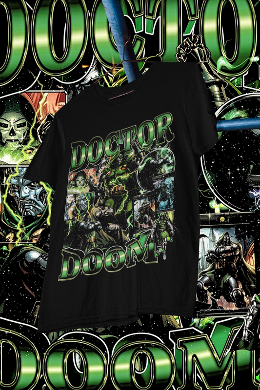 DOCTOR DOOM - shirt design, Bootleg tees design, ready to print, Printable design superhero, 90s, DTF,DTG,300 DPI