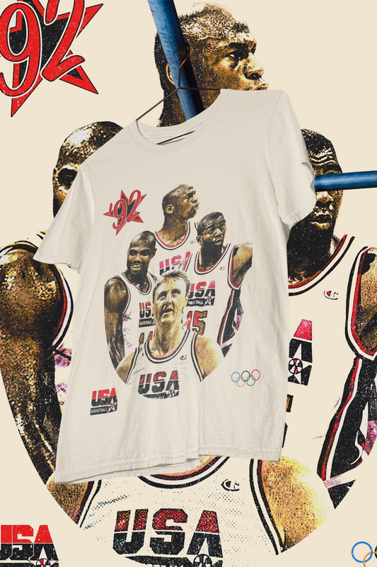 DREAM TEAM 92 USA- shirt design, Bootleg tees design, ready to print, Printable design basketball, 90s, DTF,DTG,300 DPI