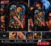 FRIDAY 13TH ICONIC SERIES Jumbo Print Acid Washed Vintage 90s Style Heavyweight T-Shirt