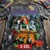 GOOSEBUMPS Jumbo Print Acid Washed Vintage 90s Style Heavyweight T Shirt