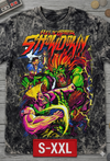 STREET FIGHTER 2 Jumbo Print Acid Washed Vintage 90s Style Heavyweight T Shirt