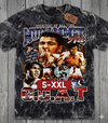 MUHAMMAD ALI Jumbo Print Acid Washed Vintage 90s Style Heavyweight T Shirt