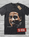 TYRESE HALIBURTON BIG FACE Jumbo Print Acid Washed Vintage 90s Style Heavyweight T Shirt