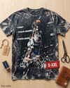 ANTHONY EDWARDS Jumbo Print Acid Washed Vintage 90s Style Heavyweight T Shirt