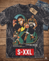 KEVIN DURANT SONICS Jumbo Print Acid Washed Vintage 90s Style Heavyweight T Shirt