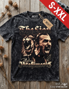 SOCCER LEGENDS Jumbo Print Acid Washed Vintage 90s Style Heavyweight T-Shirt