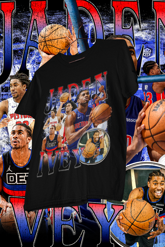 JADEN IVEY - shirt design, Bootleg tees design, ready to print, Printable design basketball, 90s, DTF,DTG,300 DPI