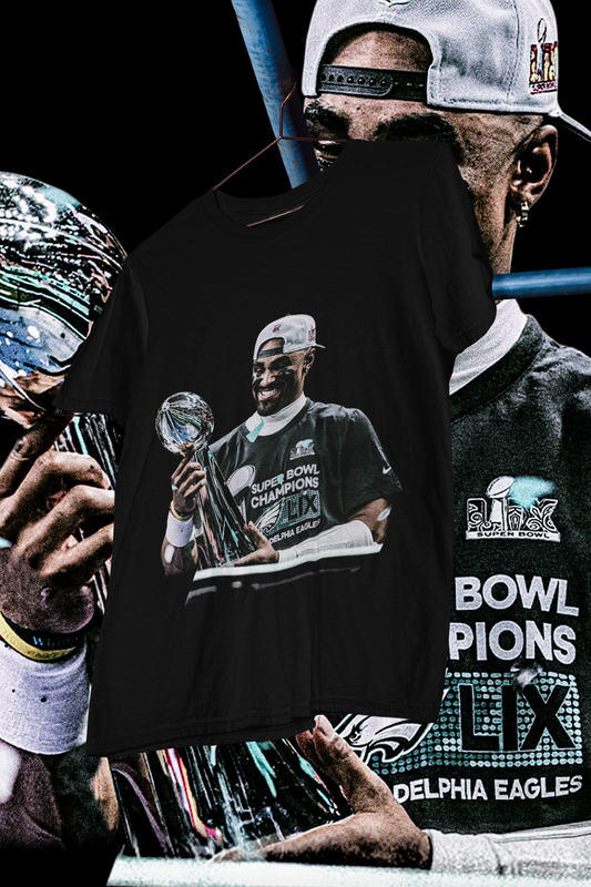 JALEN HURTS CHAMPION- shirt design, Bootleg tees design, ready to print, Printable design basketball, 90s, DTF,DTG,300 DPI