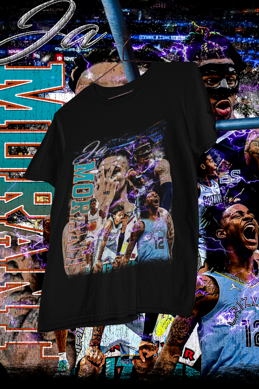 JA MORANT- shirt design, Bootleg tees design, ready to print, Printable design basketball, 90s, DTF,DTG,300 DPI