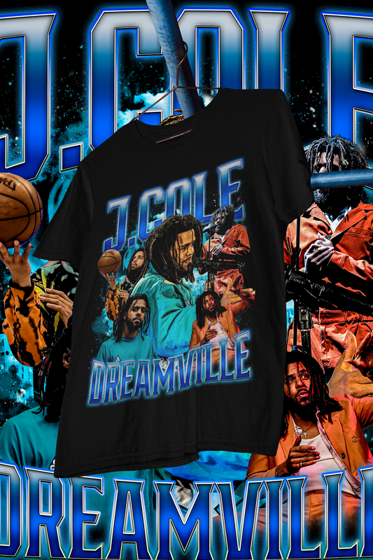 JCOLE - shirt design, Bootleg tees design, ready to print, Printable design basketball, 90s, DTF,DTG,300 DPI