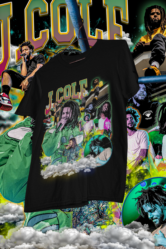 JCOLE - shirt design, Bootleg tees design, ready to print, Printable design basketball, 90s, DTF,DTG,300 DPI
