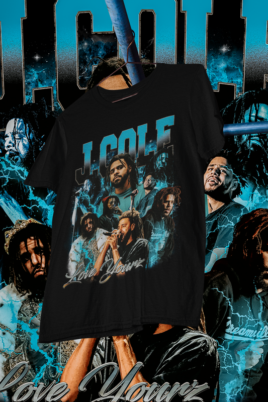 JCOLE - shirt design, Bootleg tees design, ready to print, Printable design basketball, 90s, DTF,DTG,300 DPI