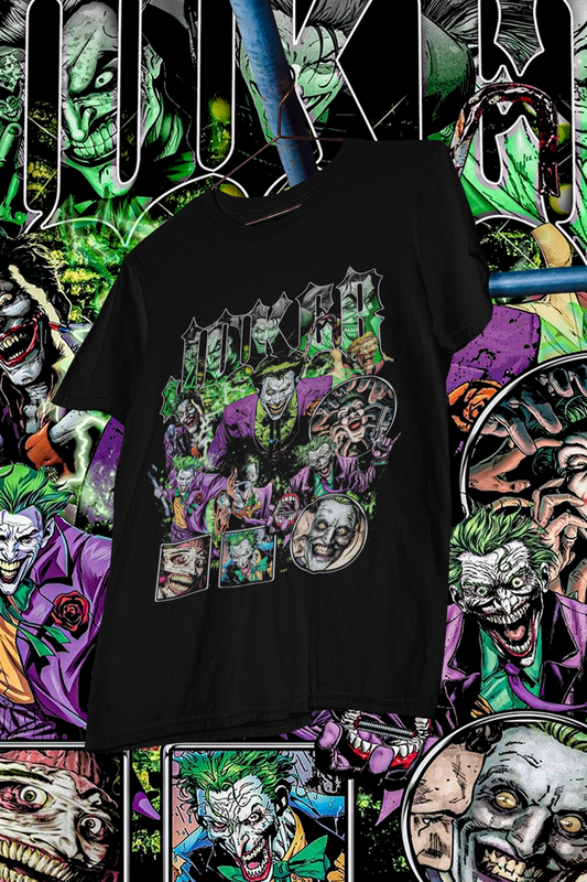 JOKER - shirt design, Bootleg tees design, ready to print, Printable design superhero, 90s, DTF,DTG,300 DPI