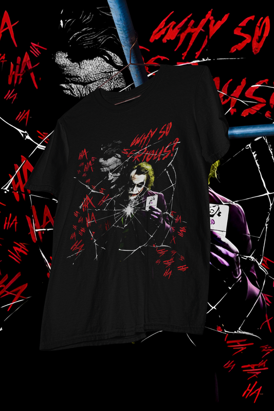 JOKER WHY SO SERIOUS -shirt design, Bootleg tees design, ready to print, Printable design basketball, 90s, DTF,DTG,300 DPI