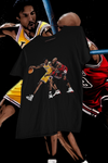 JORDAN VS KOBE - shirt design, Bootleg tees design, ready to print, Printable design basketball, 90s, DTF,DTG,300 DPI
