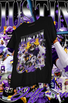 JUSTIN JEFFERSON -shirt design, Bootleg tees design, ready to print, Printable design basketball, 90s, DTF,DTG,300 DPI