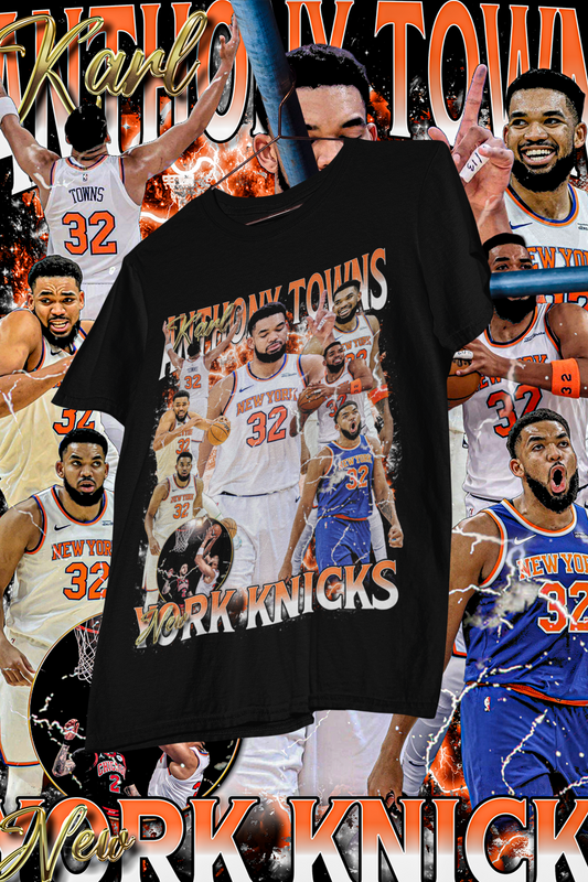 KARL ANTHONY TOWNS -shirt design, Bootleg tees design, ready to print, Printable design basketball, 90s, DTF,DTG,300 DPI