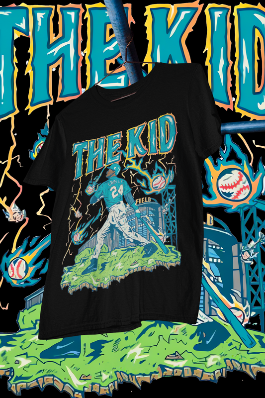 KEN GRIFFEY JR THE KID -shirt design, Bootleg tees design, ready to print, Printable design basketball, 90s, DTF,DTG,300 DPI