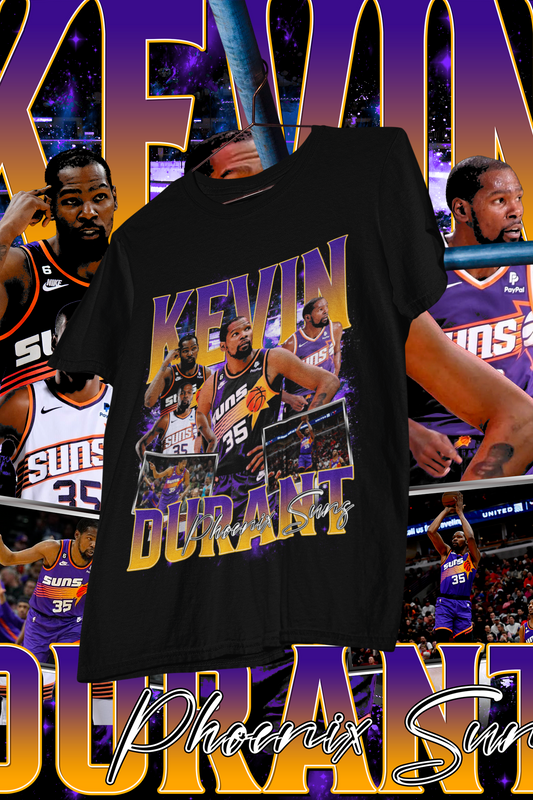 KEVIN DURANT PHX -shirt design, Bootleg tees design, ready to print, Printable design basketball, 90s, DTF,DTG,300 DPI
