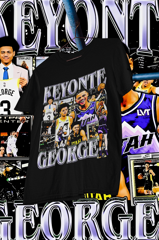 KEYONTE GEORGE- shirt design, Bootleg tees design, ready to print, Printable design basketball, 90s, DTF,DTG,300 DPI