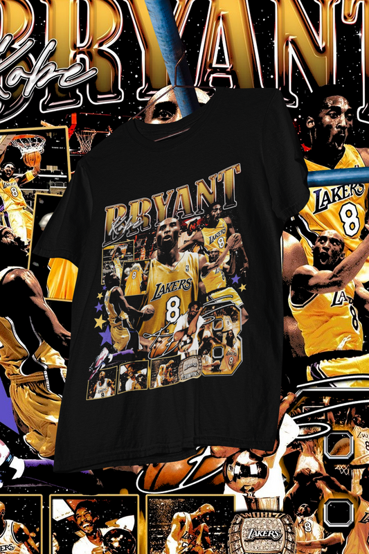 KOBE-shirt design, Bootleg tees design, ready to print, Printable design basketball, 90s, DTF,DTG,300 DPI