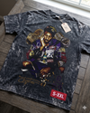KOBE TROPHY Jumbo Print Acid Washed Vintage 90s Style Heavyweight T Shirt